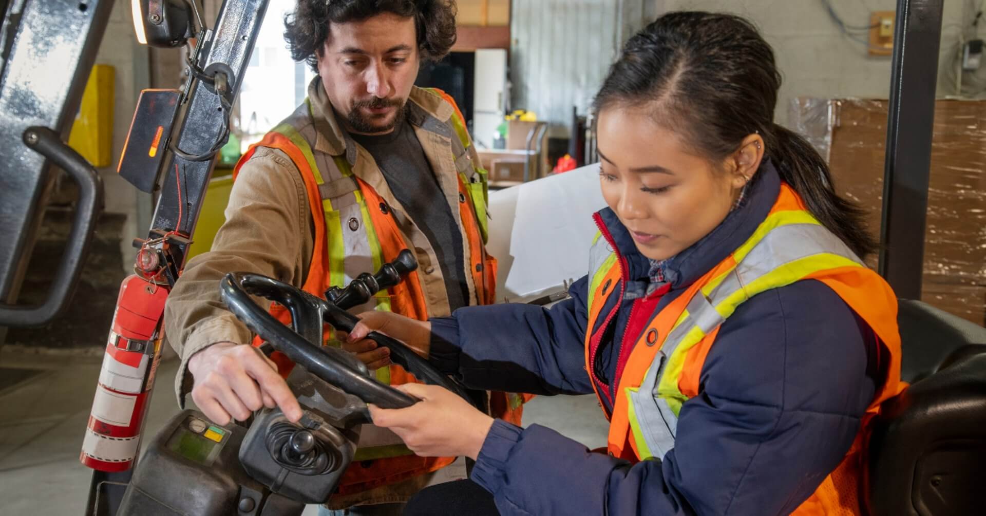 Forklift operator training in Vancouver